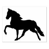 Houten rubber stempels - Paard (Afrduk)