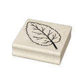 Houten rubberen stempel - Enkelzure kersen Leaf (Stempel)