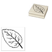 Houten rubberen stempel - Enkelzure kersen Leaf (Gestempeld)