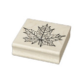 Houten rubberen stempel - Maple Leaf (Stempel)