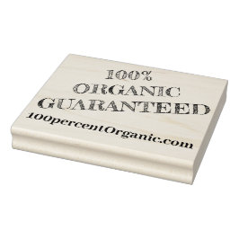 Houten rubberen stempels - 100% biologisch gegaran