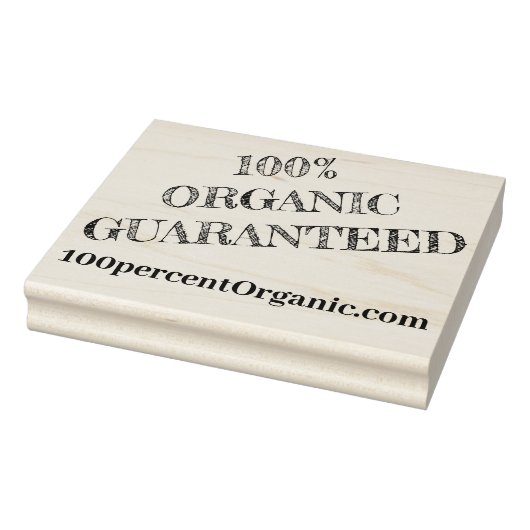 Houten rubberen stempels - 100% biologisch gegaran (Stempel)