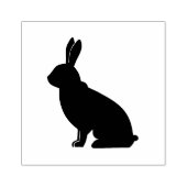 Houten rubberpitten - Konijnkonijn Rubberstempel (Afrduk)