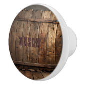 Houten Rustiek Land Western Thema Keramische Knop (Rechts)