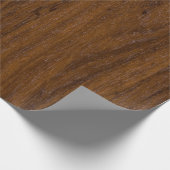 Houten rustiek patroon cadeaupapier (Hoek)