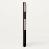 Houten rustieke monogram van twee letters Case-Mate iPhone case (Achterkant/rechts)