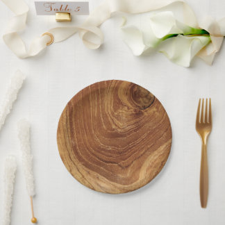 Houten Rustieke Teak Houtstructuur Houtnerf Foto Papieren Bordje