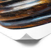  houten schaakridderstuk poster (Hoek)