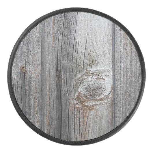 houten schijf hockey puck (Voorkant)