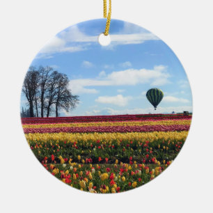 Houten Schoen Tulpenboerderij, Woodburn, Oregon Keramisch Ornament
