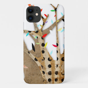 Houten Schors Stippen Bruiloft Boom Case-Mate iPhone Case