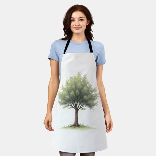 houten schort (Gedragen)