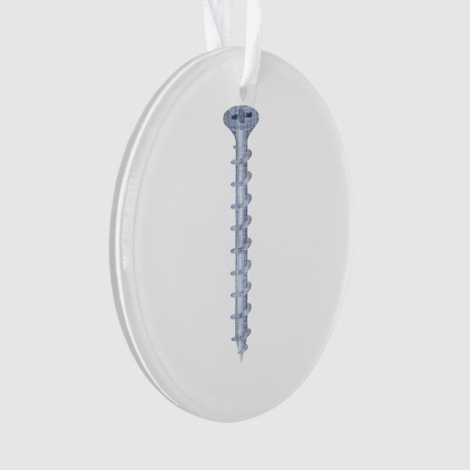 Houten schroef ornament (voorkant)