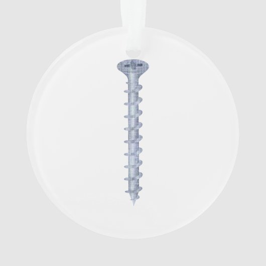 Houten schroef ornament (achterkant)