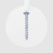 Houten schroef ornament (voorkant)