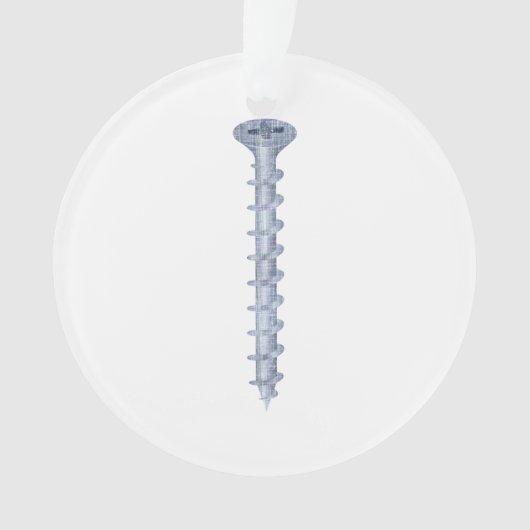 Houten schroef ornament (voorkant)