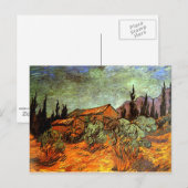 Houten Schuren, een Van Gogh-schilderij Briefkaart (Voorkant / Achterkant)