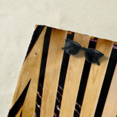 Houten schuttingpalen, strandlaken (In situ)