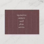 Houten schuur achtergrond Afbeelding Visitekaartje (Achterkant)