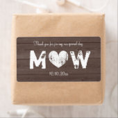 houten schuur bruiloft water flesetiketten etiket (Insitu)