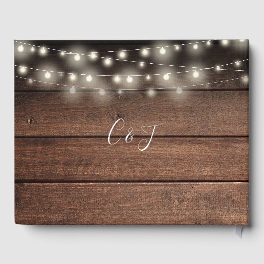 Houten Sieraanduiding voor Bruiloft Gastenboek (Achterkant)