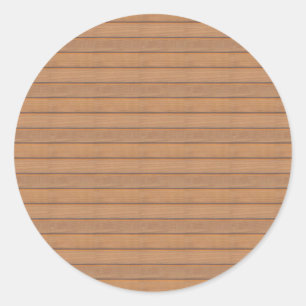 Houten Sjabloon Blank Elegant Trendy Natuur Design Ronde Sticker