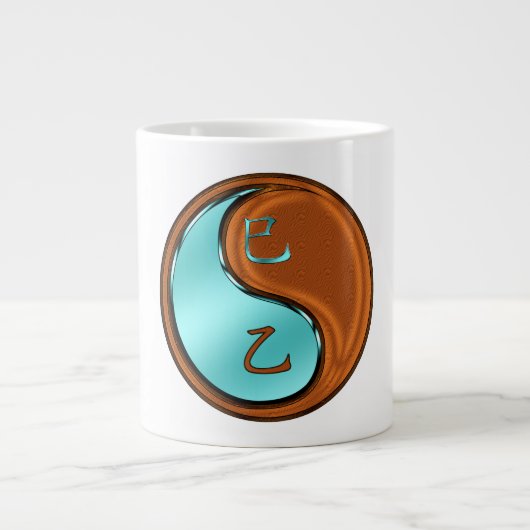 Houten Slang Grote Koffiekop (Voorkant)