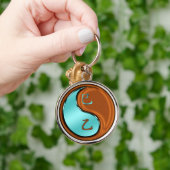 Houten Slang Sleutelhanger (Hand)