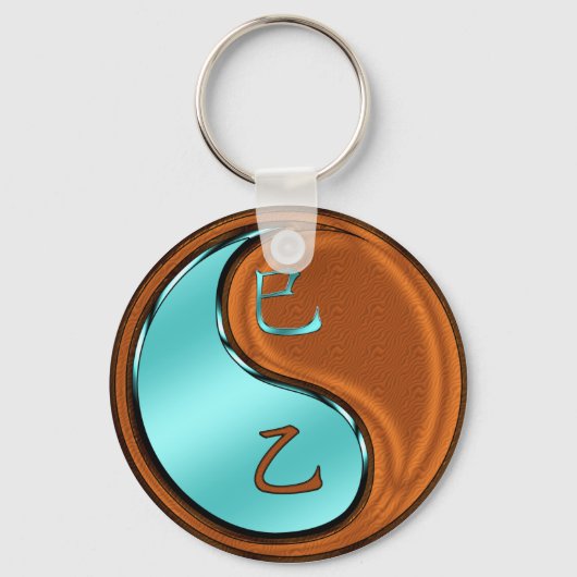 Houten Slang Sleutelhanger (Voorkant)