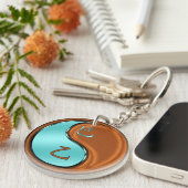 Houten Slang Sleutelhanger (Voorkant Rechts)