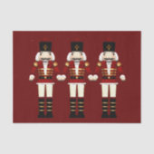 Houten Speelgoed Soldaten Notenkraker Kerst Tissuepapier (Voorkant)