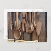 Houten Spoelen Briefkaart (Voorkant / Achterkant)
