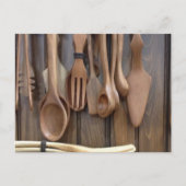 Houten Spoelen Briefkaart (Voorkant)