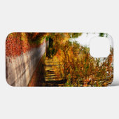 Houten spoor met herfst foliën Case-Mate iPhone case (Achterkant (horizontaal))