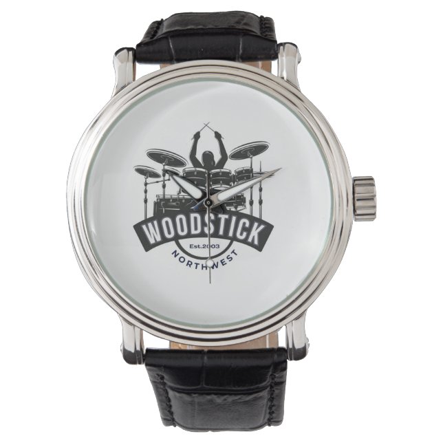Houten Staaf Horloge (Voorkant)