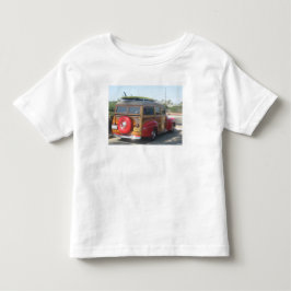Houten stationwagen kinder shirts