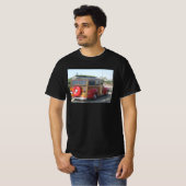 Houten stationwagen t-shirt (Voorkant volledig)