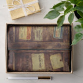 Houten Steampunk Ladingkist FB9 Découpage Tissuepapier (Geschenk)