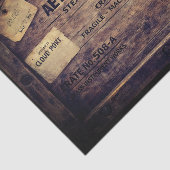 Houten Steampunk Ladingkist FC2 Découpage Tissuepapier (Detail)