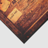 Houten Steampunk Ladingkist FC3 Découpage Tissuepapier (Detail)
