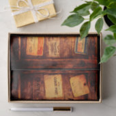 Houten Steampunk Ladingkist FC3 Découpage Tissuepapier (Geschenk)