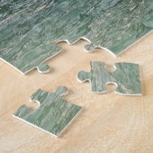 Houten Steiger Boven Turquoise Water Legpuzzel (Zijkant)