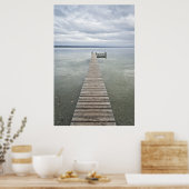 houten steiger poster (Keuken)