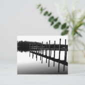 Houten Steiger Reflecties: Derwentwater Briefkaart (Staand voorkant)