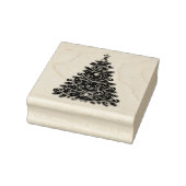 Houten stempel/Kerstdboom Rubberstempel (Stempel)