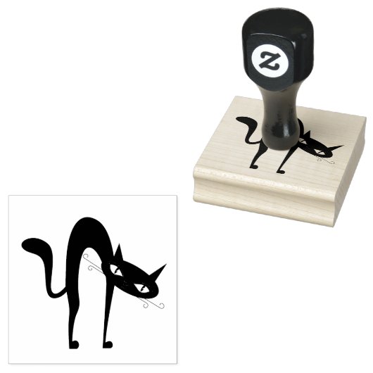 Houten stempel voor kunststofontwerp (Gestempeld)