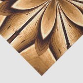Houten sterverburst tissuepapier (Detail)