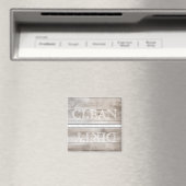 Houten Stijl Afwasmachine Magneet Schoon & Vuil (Insitu (Vaatwasser))