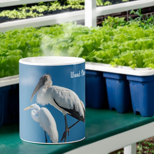 Houten Stork Koffiemok