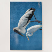 Houten Stork Legpuzzel (Verticaal)